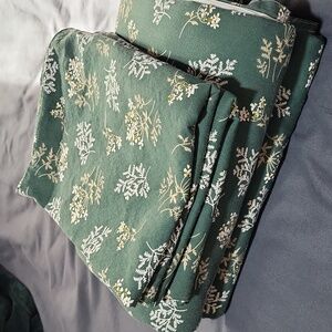 Floral Green Duvet Cover Set